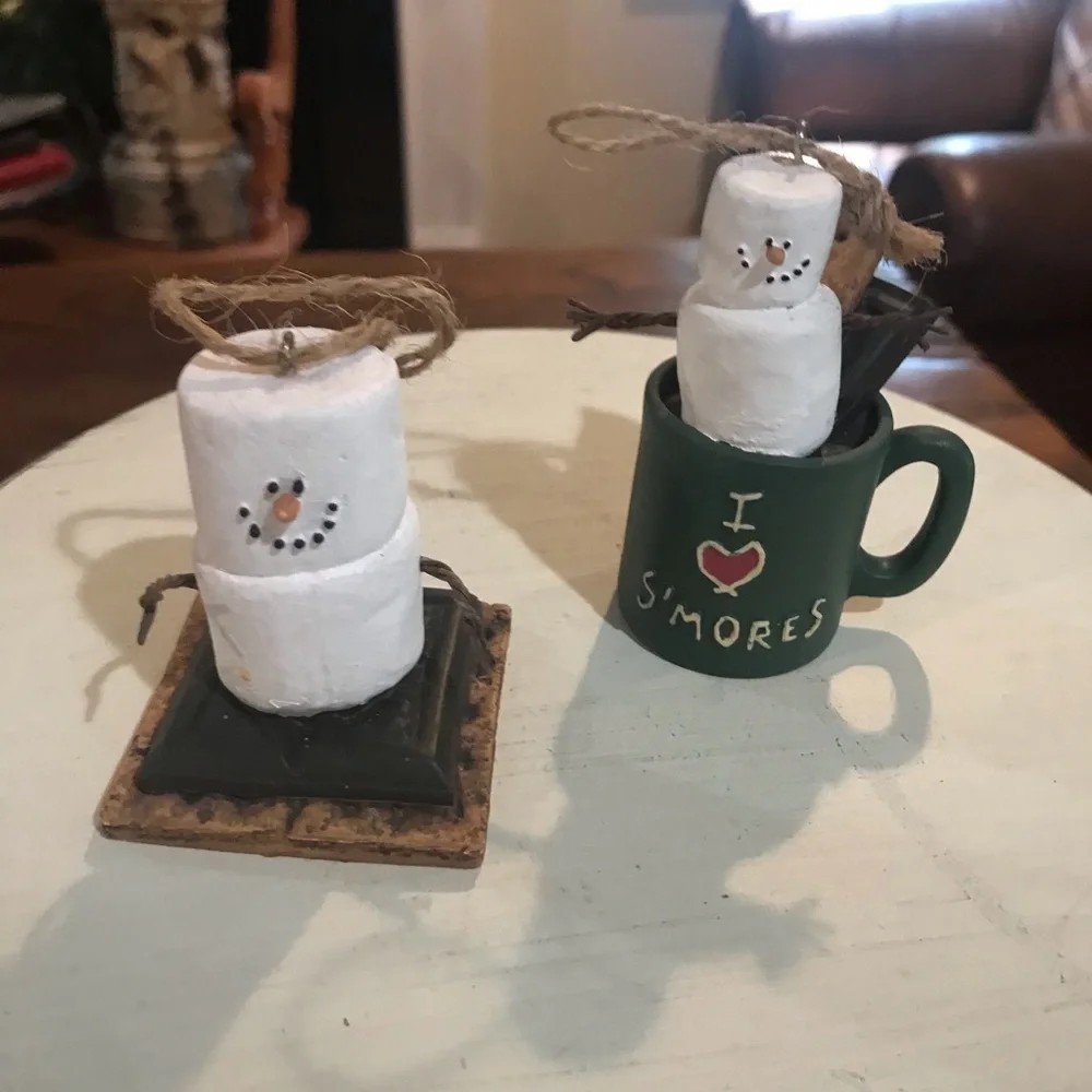 ⛄️ Snowman Ornaments - Set of 2